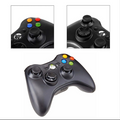 Control inalámbrico genérico negro para Xbox 360 y detalles de botones