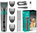 Máquina peluquera VGR V-209 con peines guía y accesorios