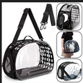 Bolso transportador para mascotas con asa y correa de hombro