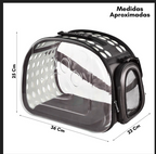 Medidas aproximadas del bolso transportador: 36 × 23 × 25 cm