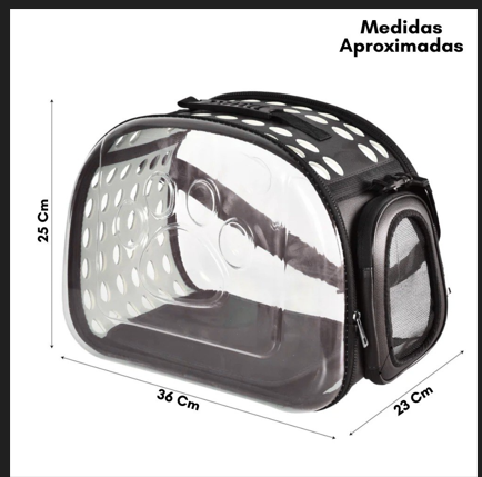 Medidas aproximadas del bolso transportador: 36 × 23 × 25 cm