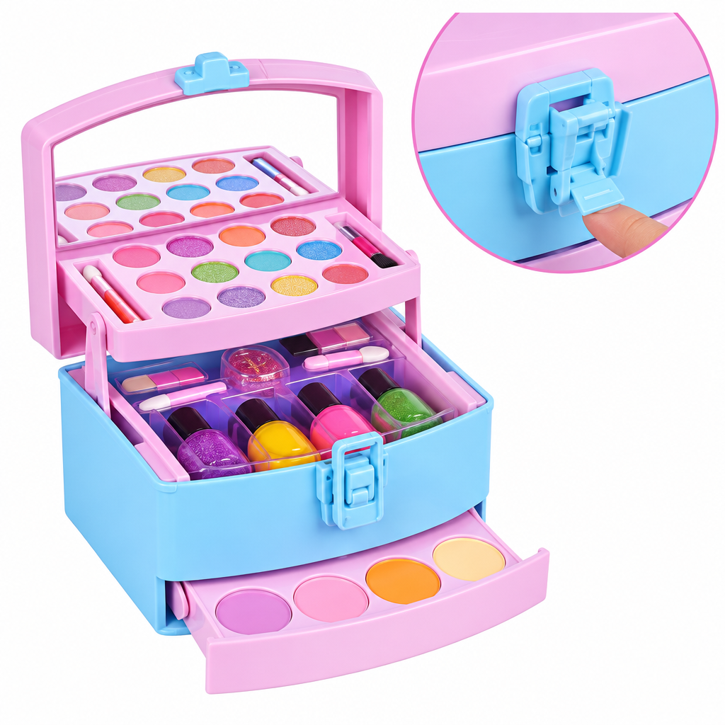 Imagen mejorada del set de maquillaje infantil
